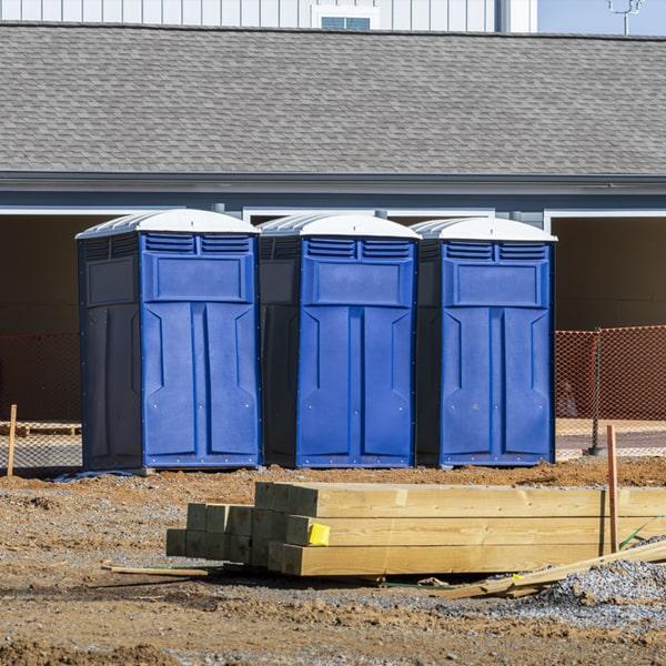 the average cost of renting a construction site porta potty is around $-$ per month